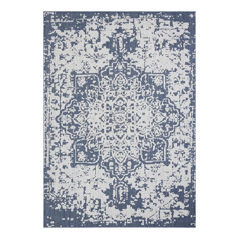 Indoor/Outdoor Traditional Area Rug, Rectangle 10' x 14'1"