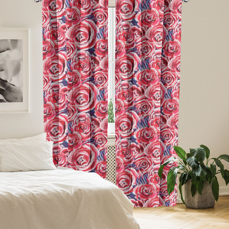 Semi Sheer Curtain Pair, 28" W x 63" L