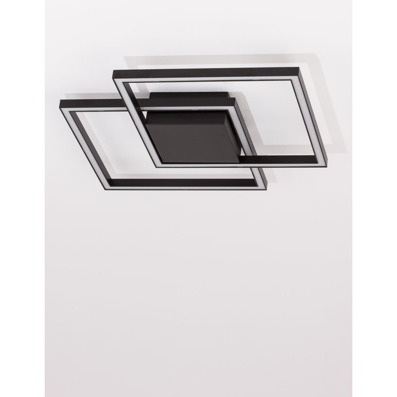 LED Flush Mount, Black