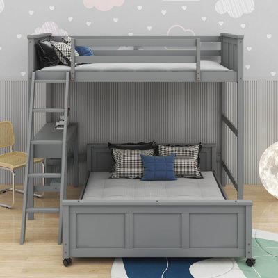 Lit superposé avec bureau Icaro