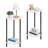 2 Piece Set Of Living Room Round Side Table, Space Decoration Table-1018293089