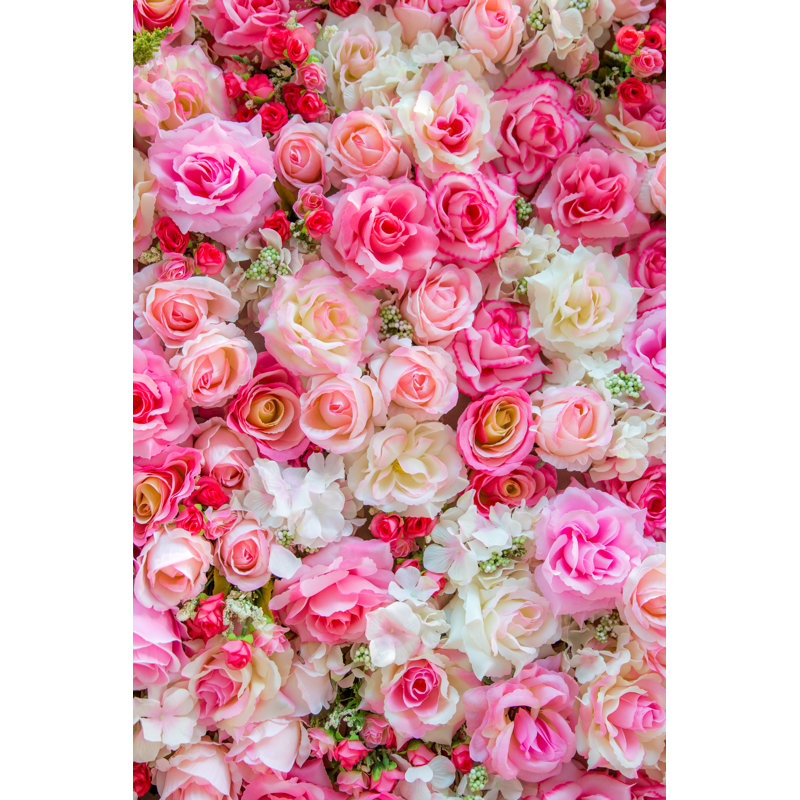 Doux couleurs de roses - photographie sur toile tendue, H 30 po x l 20 po x P 1,25 po