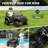 24 Volt Ride On Toys With Remote Control，Electric Ride on Truck Car for Kids ，Bluetooth Music, LED Lights，Spring Suspension，3 Speed-103078878