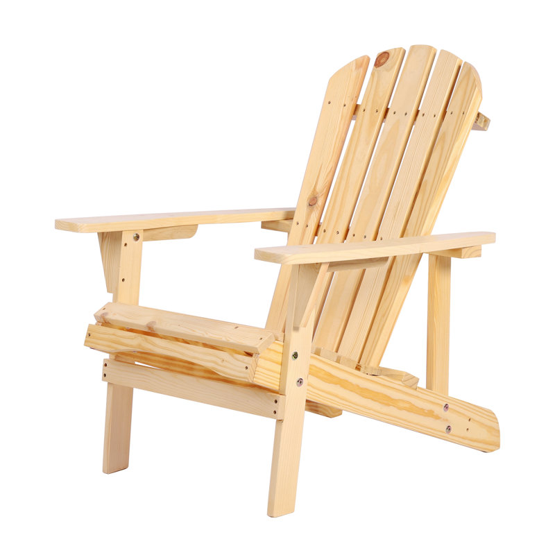Amoha Outdoor Adirondack Chair, Natural