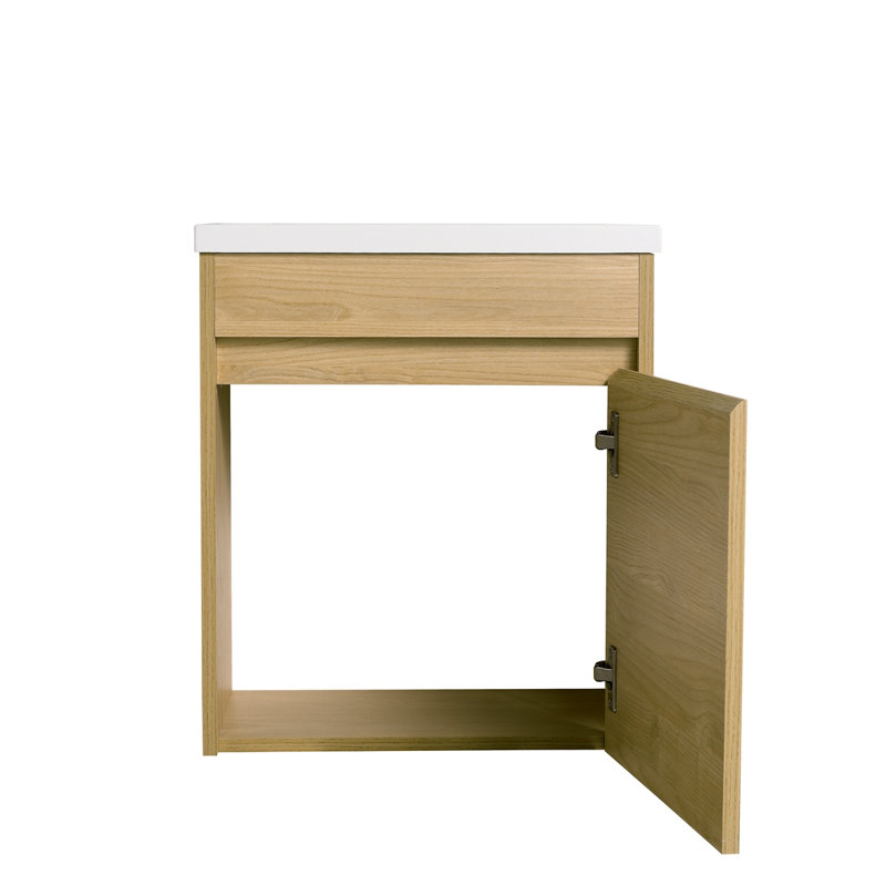 Petit meuble-lavabo flottant pour salle de bain