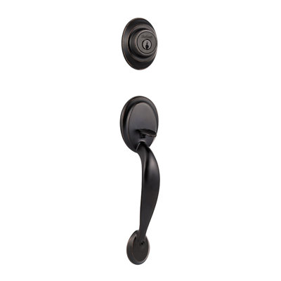 Dakota Exterior Portion Handleset with Single Cylinder Deadbolt (Interior Portion Sold Separately)