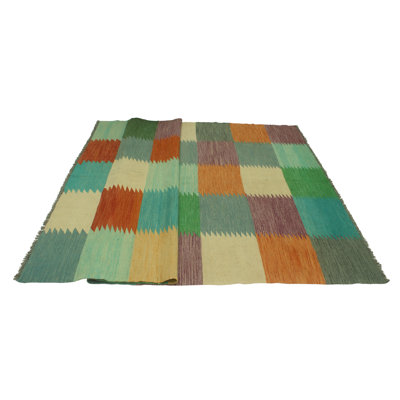 Tapis orange Winchester Kilim Cevdet