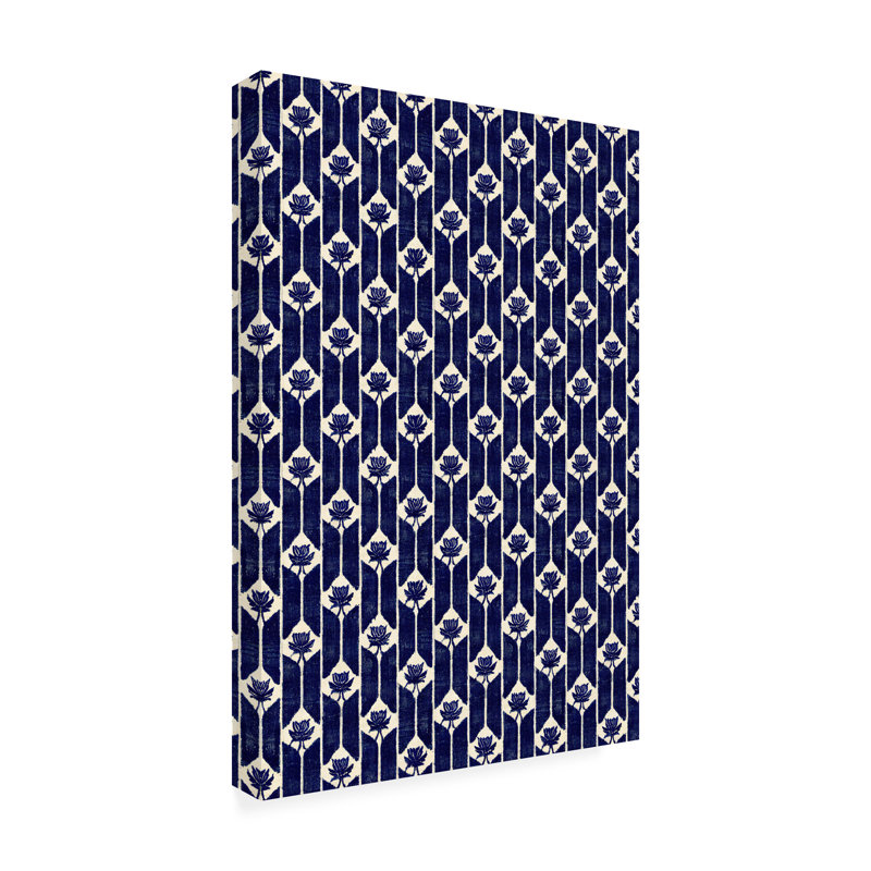 " Stitches Blue Pattern " by Treechild, 19" H x 12" W x 2" D