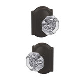 Alexandria Hall-Closet and Bed-Bath Glass Knob with Camelot Trim