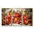 Toile avec cadre flottant or