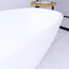 66.9'' x 29.5'' Freestanding Soaking Solid Surface Bathtub