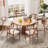 Wishbone Chair Solid Wood Y-Back Dining Chairs -532685677