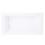 Kingston Brass Aqua Eden 60-Inch Acrylic Rectangular 3-Wall Alcove Tub, Drain Hole