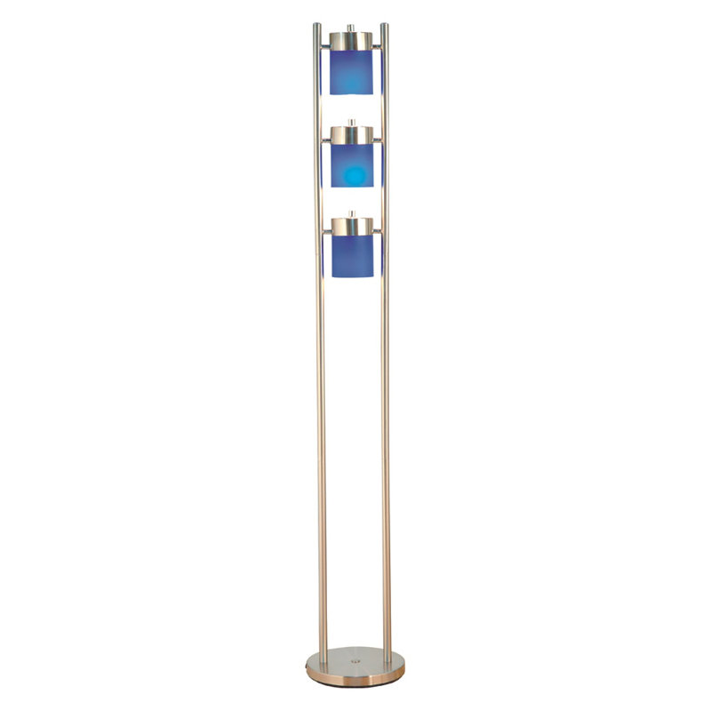 Lampe sur pied à branches 61 "Kreps, Bleu