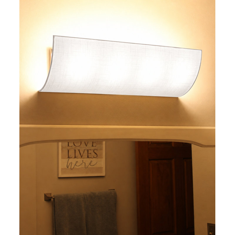 Auvent lumineux pour meuble-lavabo moderne Torzsok