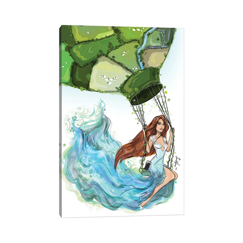 Eire by Emma Kenny - Wrapped Canvas Painting, 66.04 cm H x 45.72 cm W x 3.175 cm D