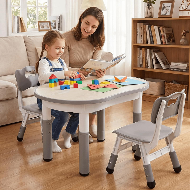 2 -Person Dining Set, Grey