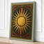 Radiant Sun Art Deco - Wrapped Canvas-311661316-311661326
