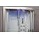 47'' W 89'' H Framed Round Double Slide Shower Enclosure