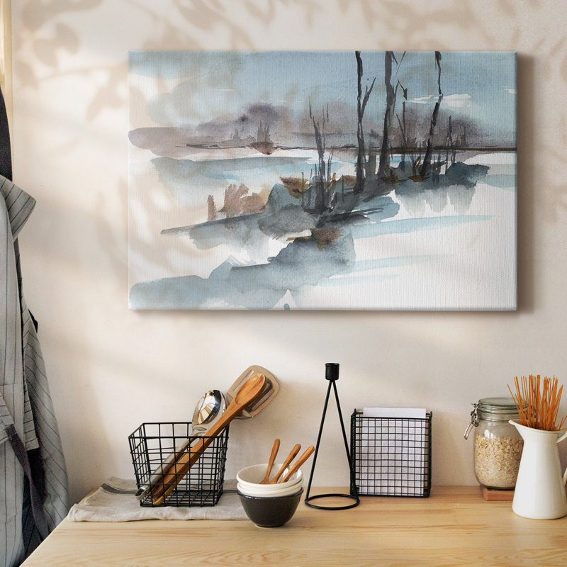«Winter Stream», aquarelle I-Gallery, H 24 po x l 36 po
