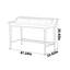 Bureau en bois de frêne blanc rétro-1800778836