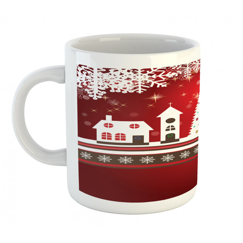 Grande tasse à café pain d’épice house