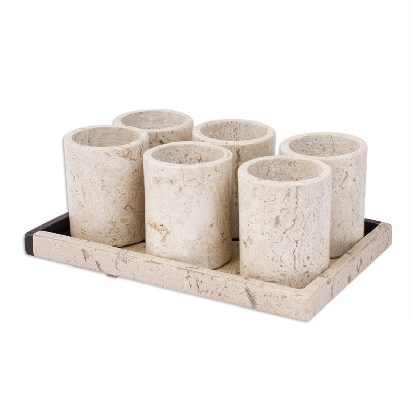 Verres à teinture en marbre Thersa