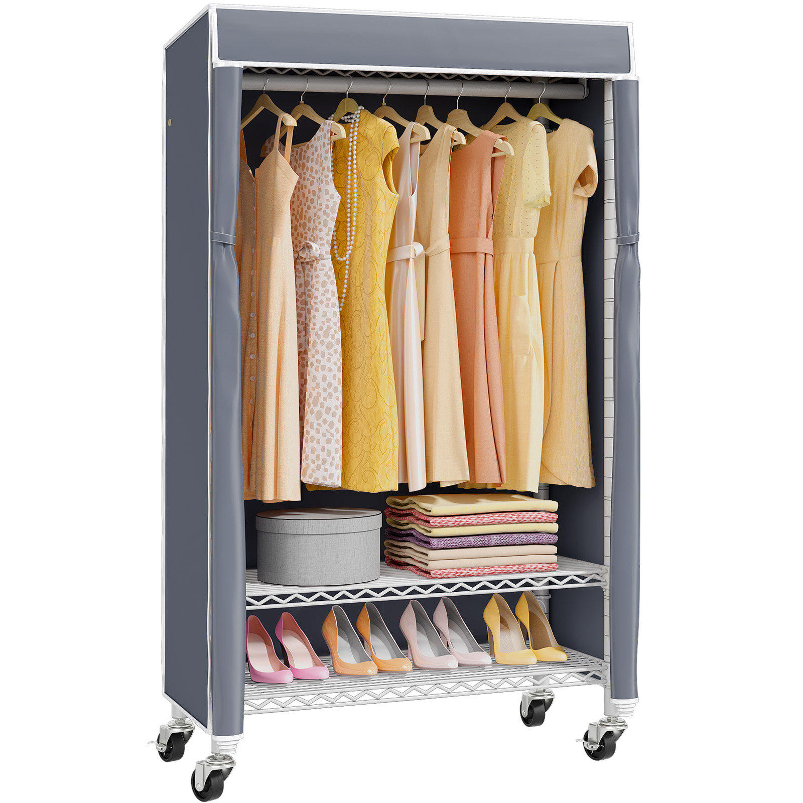 Large Foldable Storage Organizers Closet Drawer Sweater Pants Shirts  Sundries Sorting Box Wardrobe Clothes Storage Box Organizer