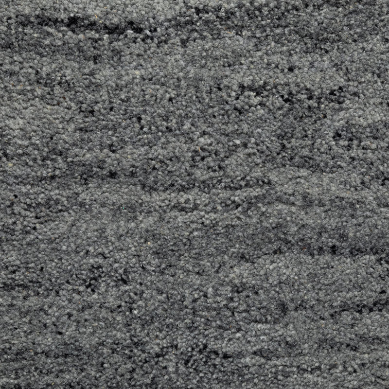 Eloi Wool Hand Knotted Area Rug, Rectangle 170 x 240cm, Grey/Brown/Blue