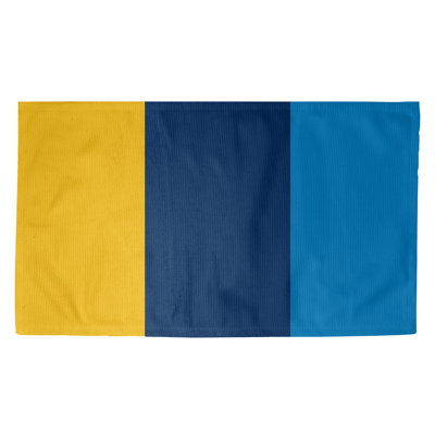 Tapis bleu/jaune "la puissance