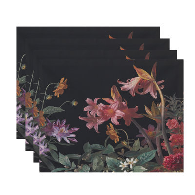 Ladwig Polyester Floral Rectangle Placemat