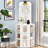 Darley 26.2" W Wood Corner Bookcase with Charging & Compartments-1634800157