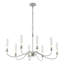 Grace 8 - Light Candle Style Classic/Traditional Chandelier-38841409