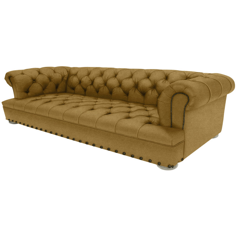 Leather Sofa, Spirit 2525, French Dark Chocolate, Old Gold E