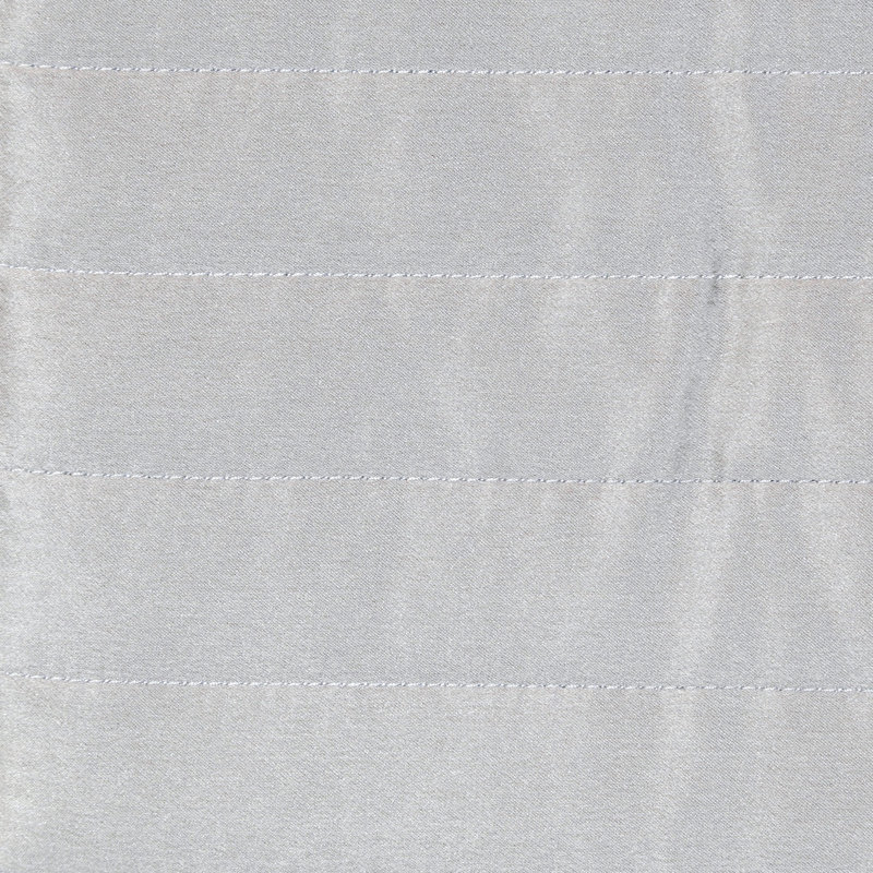 Charmeuse Channel Quilt Coverlet, King Coverlet, Silver