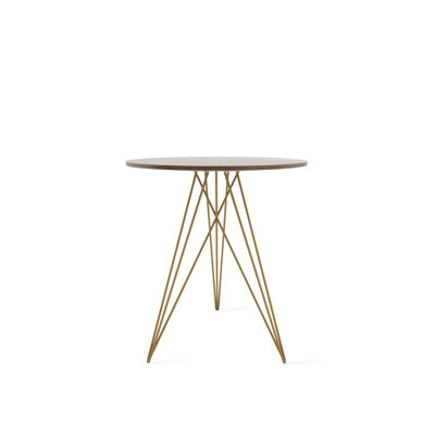 Hudson Solid Wood Top End Table