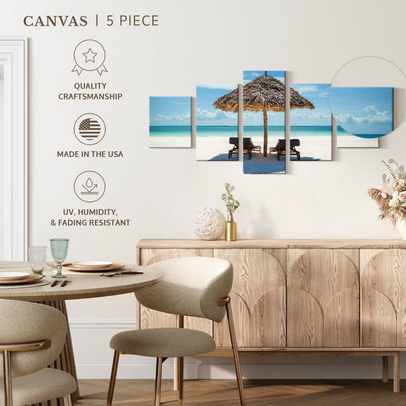 Loungers And Avonna Umbrellas, H 36 po x l 80 po