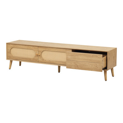 70-79 Inch Tv Console Table, Style, Modern , Solid Wood Legs, Entertainment Unit Holder, Design, Media Table