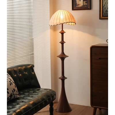 Lampe sur pied en bois Traditional Traditional