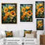 Beauté réaliste des tournesols sur toile-1857619433-1857619432