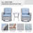 Afshin 2 - Person Patio Conversation Set with Cushions-851253413