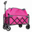 Chariot utilitaire extensible à double couche avec roues tout-terrain Wagonpro Xpert - Chariot de jardin pliable robuste pour le camping, le magasinage et la plage-126257585-126257586