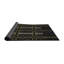 Tapis noir à motifs géométriques-569045591