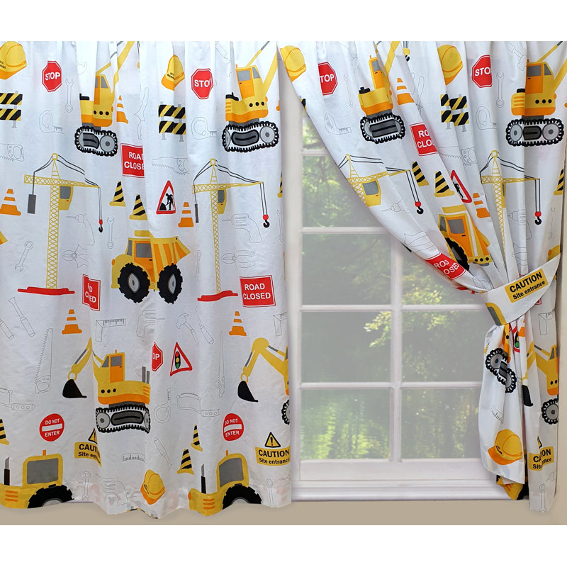 Kaesha Pencil Pleat Semi Sheer Curtains, 168 W x 138 D cm
