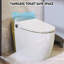 Creationstry GPF Elongated Floor Mounted Bidet Toilet (Seat Included)