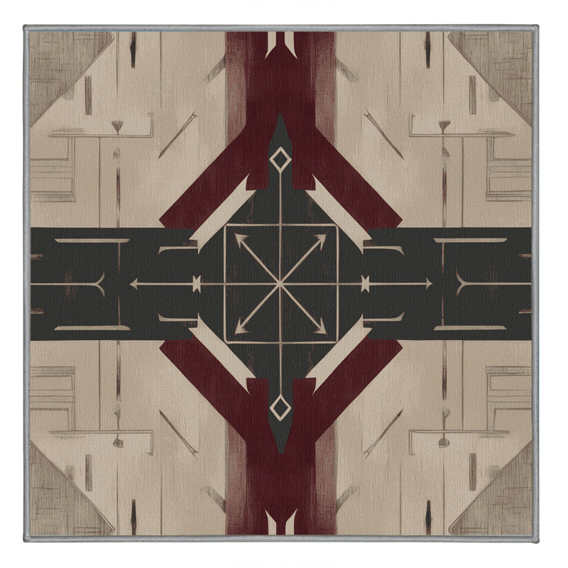 Legacy Lines Rug, Square 6'