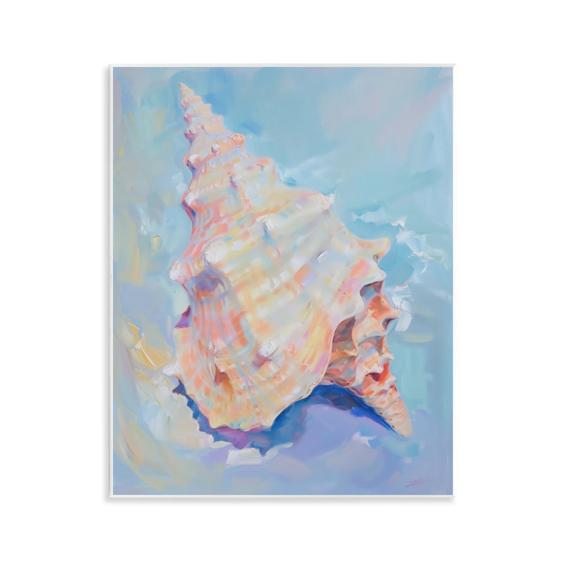  «Coastal Conch Shell» par Arlington Prints