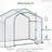 Outsunny Portable Walk-In Greenhouse For Flowers, Vegetables