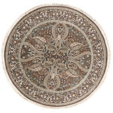 High-Quality Hand-Knotted Aubergine Area Rug