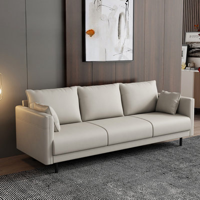 Simple Light Luxury Cream Style Sofa